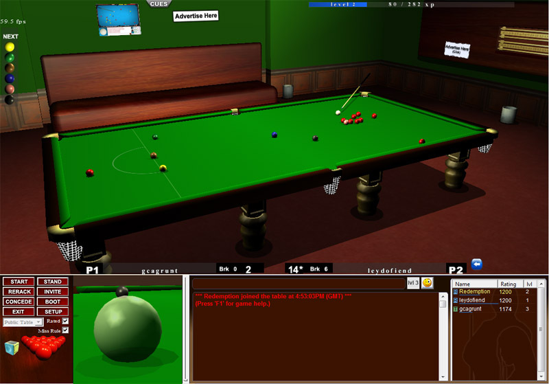 ISnooker Screenshot